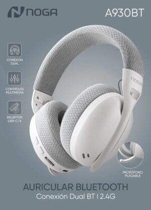 AURICULAR GAMER VINCHA BT NOGA A930BT