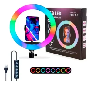 ARO DE LUZ RGB MJ26 SIN TRIPODE