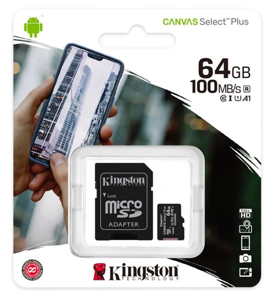 Kingston Memoria Micro SD 64GB