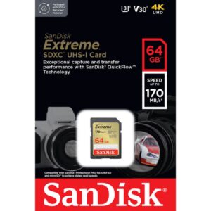 tarjeta-sandisk-extreme-sd-uhs-i-64gb-170mbs Tarjeta SD Sandisk Extreme PRO 64GB 200MB/s 4K