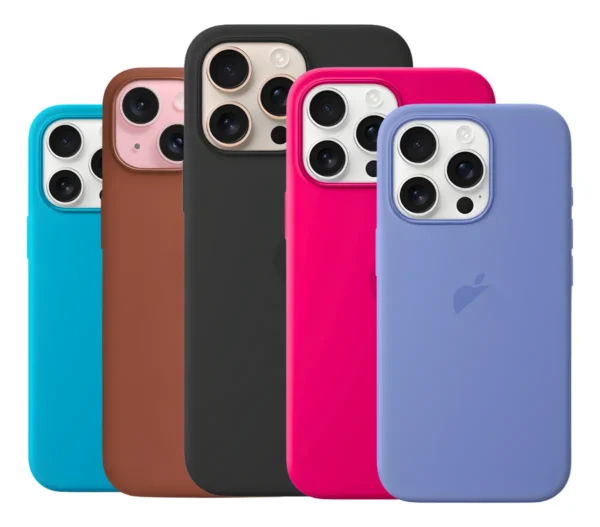 Funda silicona logo iPhone 16