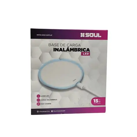CARGADOR BASE  DE CARGA INALAMBRICA SOUL S50