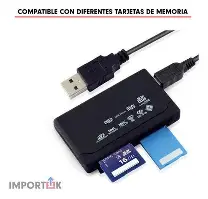ADAPTADOR MULTILECTOR TARJETA MEMORIA PC