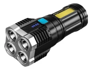 LINTERNA LED 4 LAMPARAS RECARGABLE L-S03