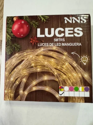 MANGUERA LUCES LED BLANCO 5MTS NNS