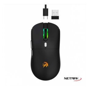 MOUSE GAMER NETMAK WONDER INALAMBRICO RECARGABLE