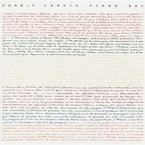 VINILO LP CHARLY GARCIA PIANO BAR