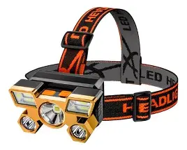 LINTERNA VINCHA DINAX  TIPO  MINERA 5 LED