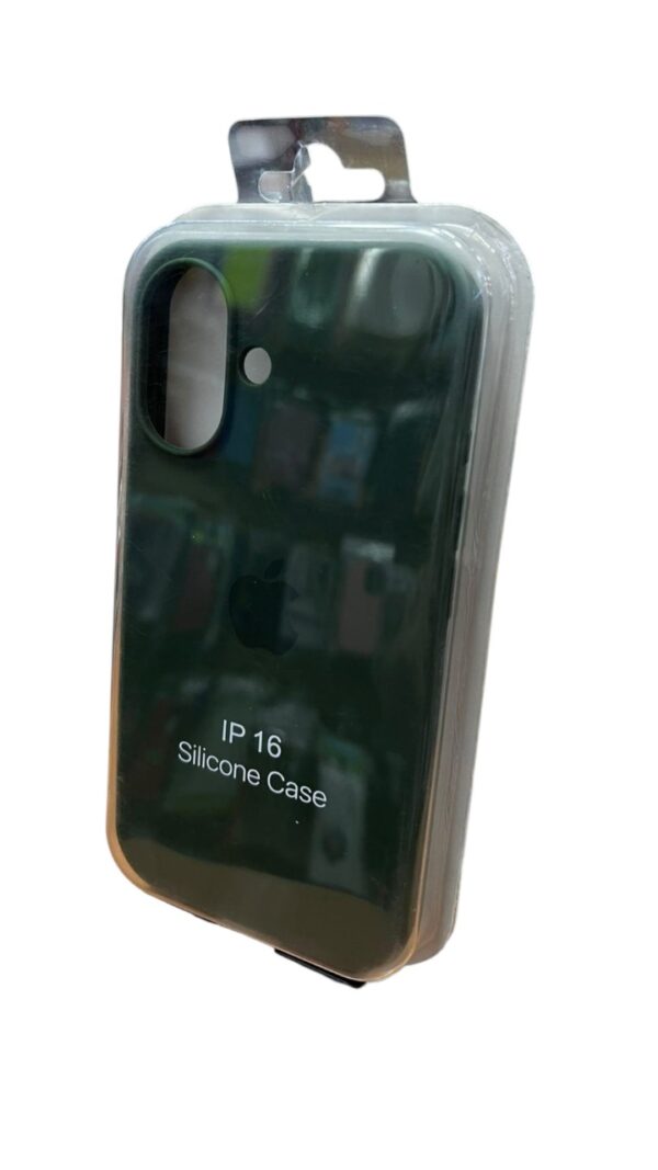 Funda silicona logo iPhone 16