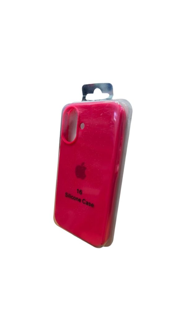 Funda silicona logo iPhone 16