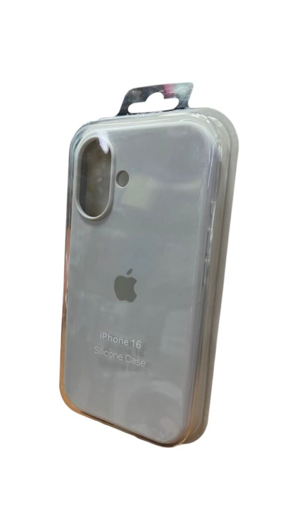 Funda silicona logo iPhone 16