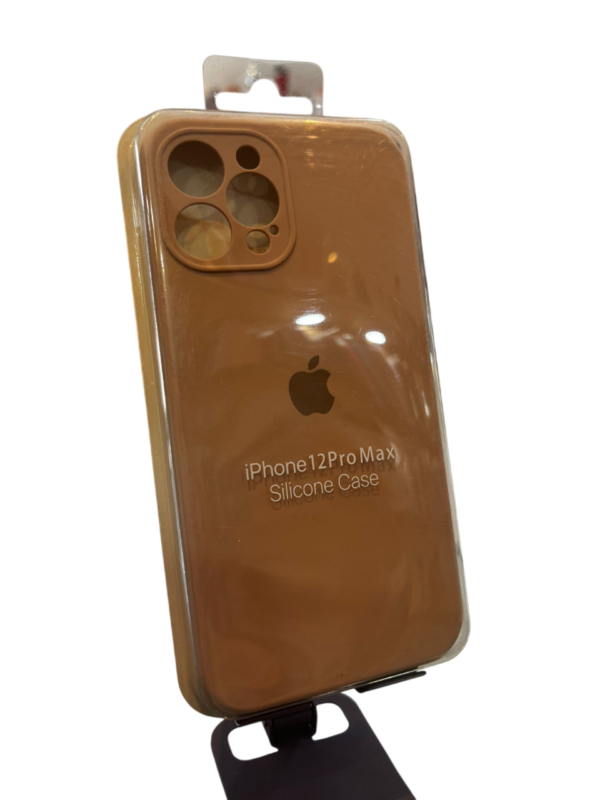Funda silicona logo iPhone 12 pro max