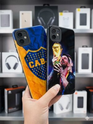 Funda futbol Samsung a05 BOCA/RIVER/MESSI