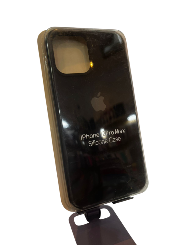 Funda silicona logo iPhone 12 pro max