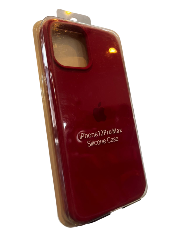 Funda silicona logo iPhone 12 pro max