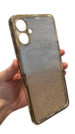 Funda brillo dorado Samsung a16