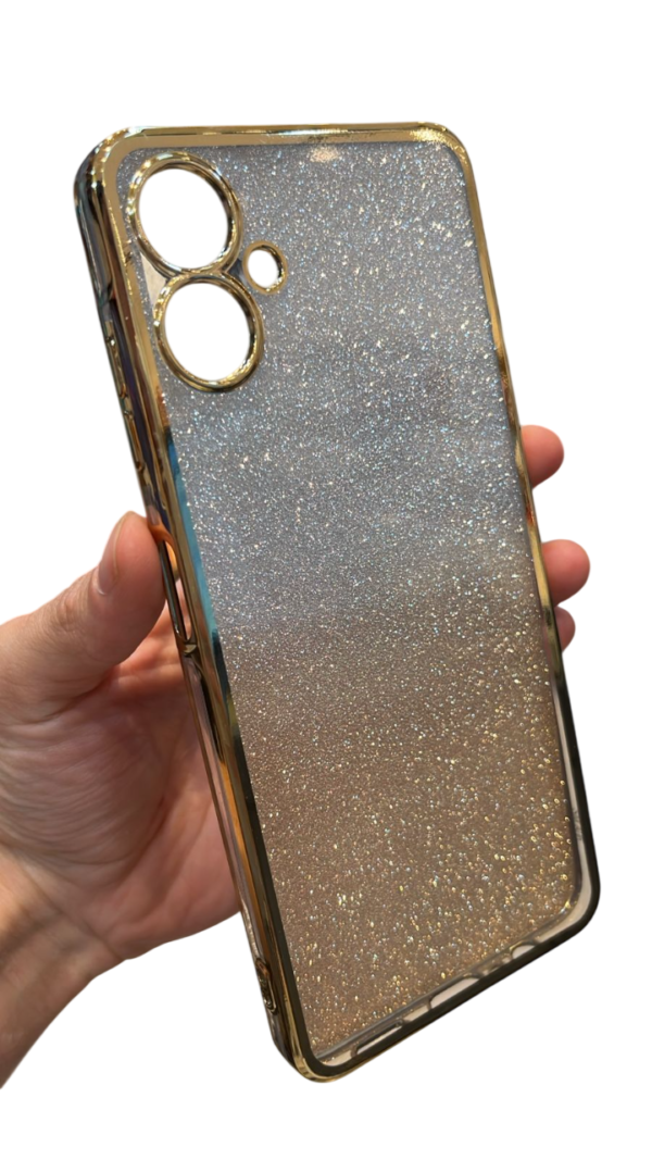Funda brillo dorado Samsung a16