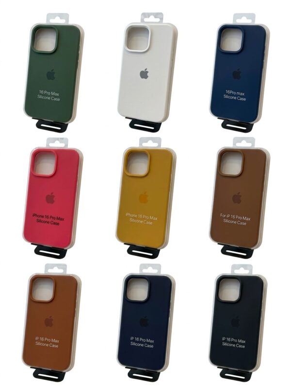 Funda silicona logo iPhone 16 pro max