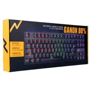 TECLADO MECANICO GAMING NOGA GANON 80%
