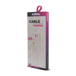 CABLE TIPO C SOUL CLASSIC 2.4A