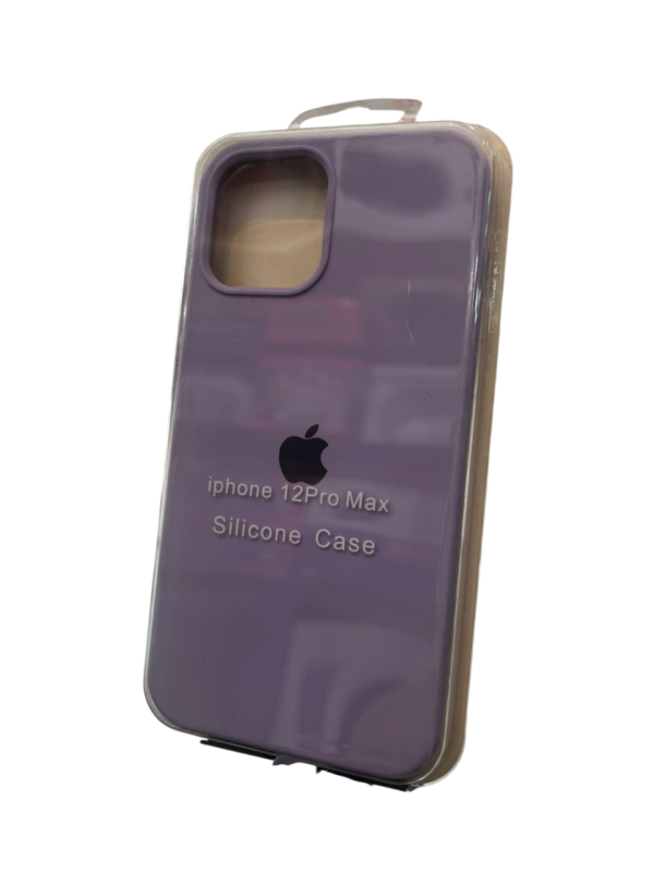 Funda silicona logo iPhone 12 pro max