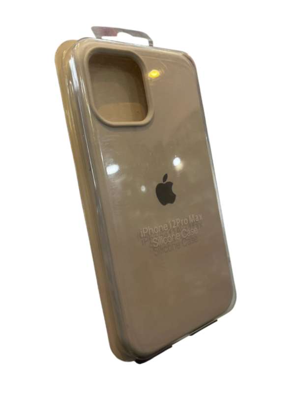 Funda silicona logo iPhone 12 pro max