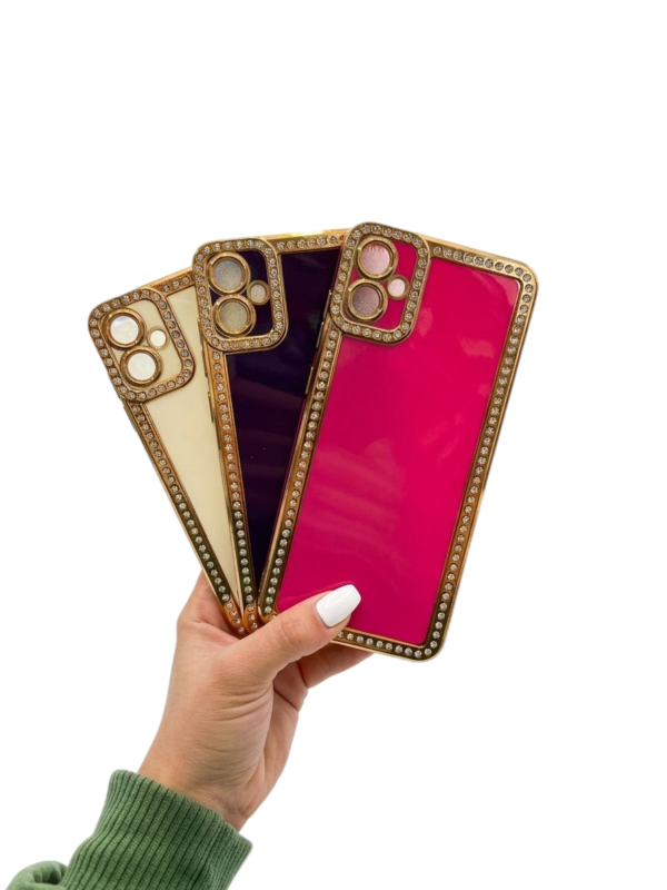 Funda brillo dorado Samsung a05