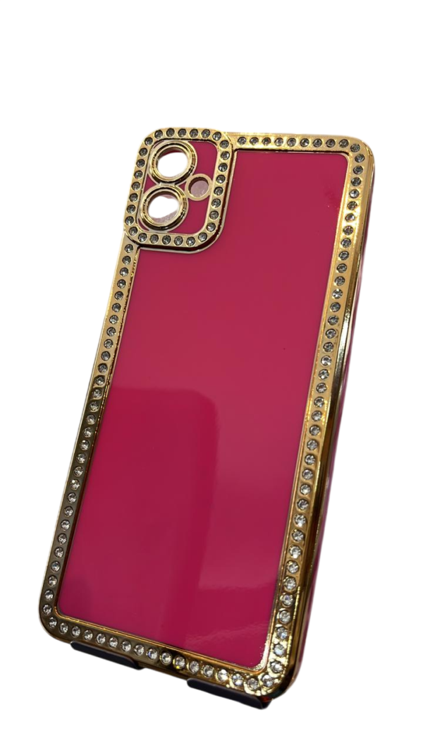 Funda brillo dorado Samsung a05
