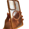 Funda magnetica plus Samsung a36 c/soporte + vidrio de camara