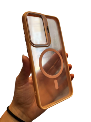 Funda magnetica plus Samsung a36 c/soporte + vidrio de camara