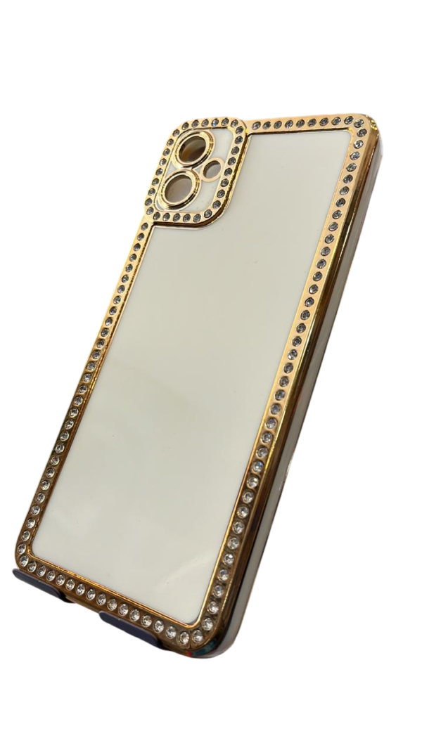 Funda brillo dorado Samsung a05