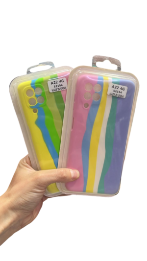 Funda silicona Arcoiris a22/4g