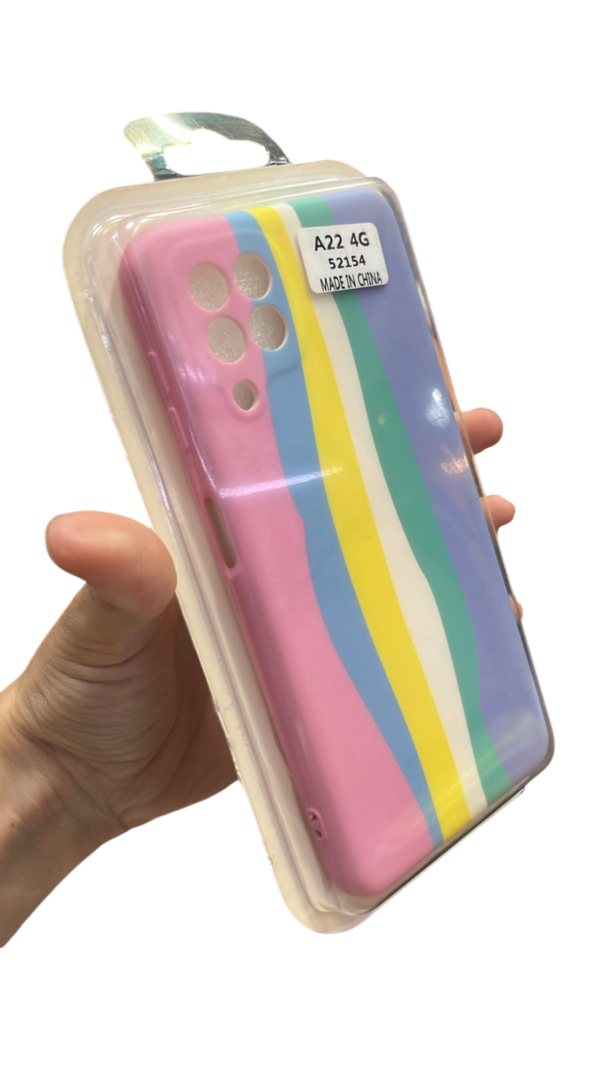 Funda silicona Arcoiris a22/4g