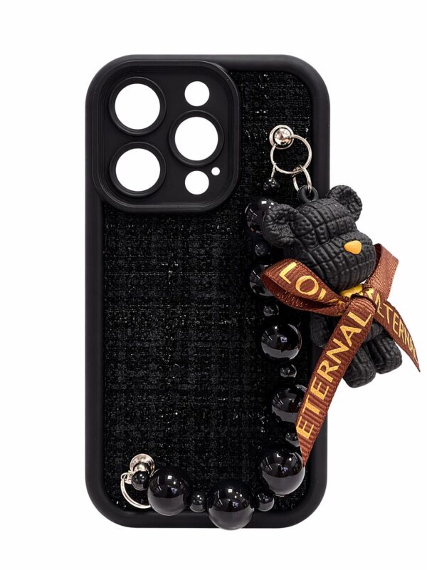 Funda poodle Bear c/brazalete iPhone 13 pro