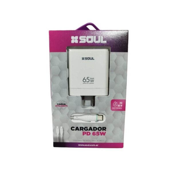 CARGADOR C/C SOUL PD65W