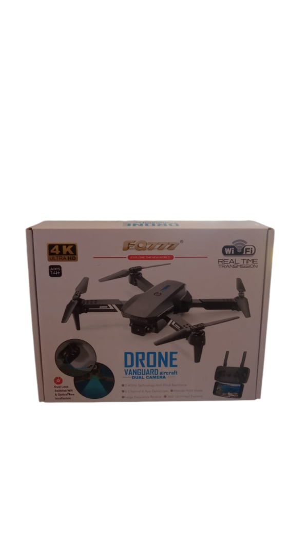 DRONE PLEGABLE C/CAMARA WIFI GPS FQ777 4K