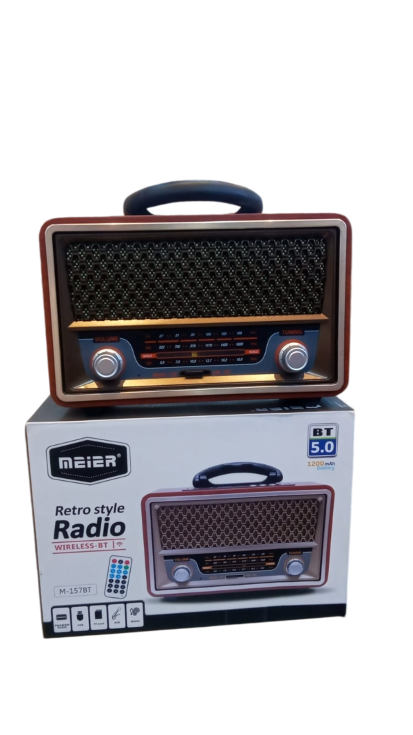 RADIO VINTAGE MEIER M157/156 BT MADERA