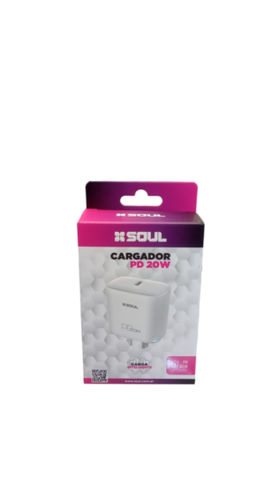 CARGADOR CABEZAL  20W C/C SOUL PD20W