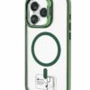Funda magnética c/soporte + lentes de camara iPhone 13 pro