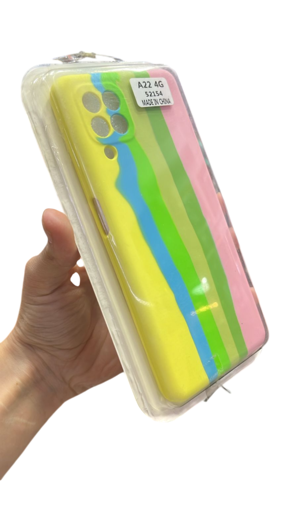 Funda silicona Arcoiris a22/4g