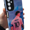 Funda futbol Samsung a54 BOCA/RIVER/MESSI