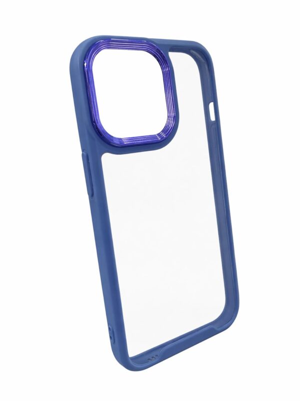 Funda transparente iPhone 13 pro botones cromados