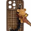 Funda poodle Bear c/brazalete iPhone 13 pro