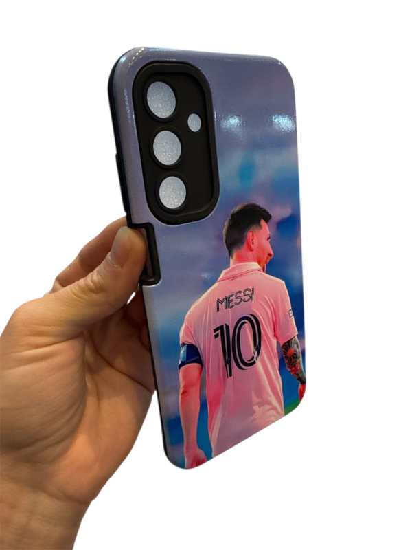 Funda futbol Samsung a25 BOCA/RIVER/MESSI