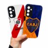 Funda futbol Samsung a25 BOCA/RIVER/MESSI