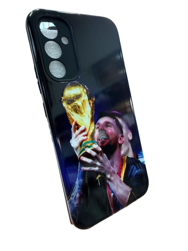 Funda futbol Samsung a54 BOCA/RIVER/MESSI