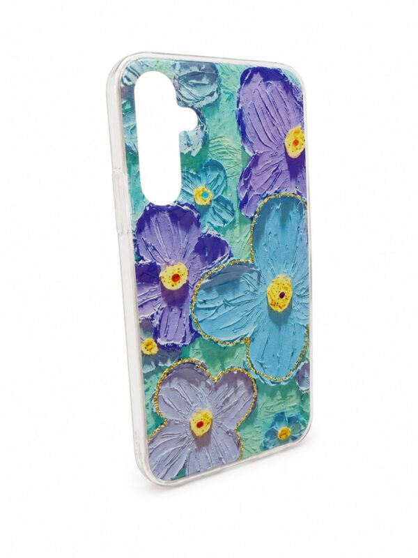 Funda flor violeta Samsung a34