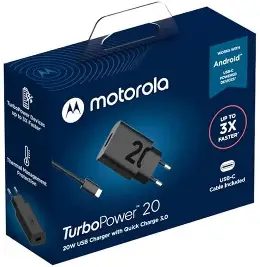 CARGADOR C/CABLE 20W OFICIAL MOTOROLA