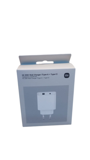 CARGADOR CABEZAL XIAOMI 33W USB + TIPO C