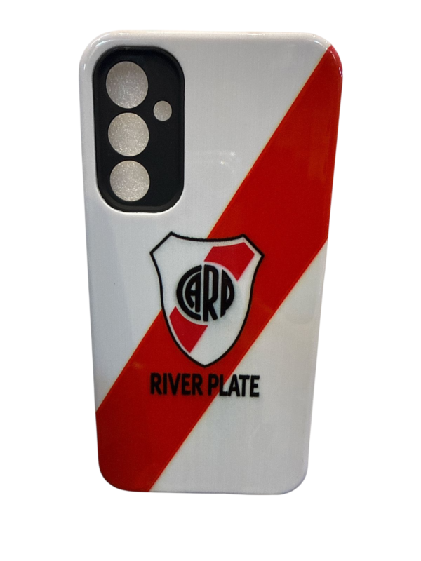 Funda futbol Samsung a54 BOCA/RIVER/MESSI